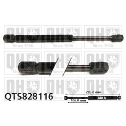 Bonnet Gas Spring QUINTON HAZELL QTS828116