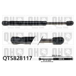 Cargo Area Gas Spring QUINTON HAZELL QTS828117 OE Ref 30649836