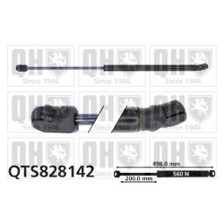 Cargo Area Gas Spring QUINTON HAZELL QTS828142 OE Ref 4L0827552C