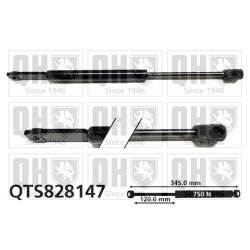 Bonnet Gas Spring QUINTON HAZELL QTS828147 OE Ref 51238397401