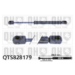 Bonnet Gas Spring QUINTON HAZELL QTS828179 OE Ref 55136764