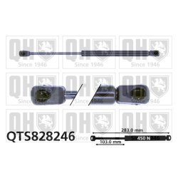 Bonnet Gas Spring QUINTON HAZELL QTS828246 OE Ref 30649516