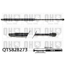 Rear Window Gas Spring QUINTON HAZELL QTS828273 OE Ref 8731R8