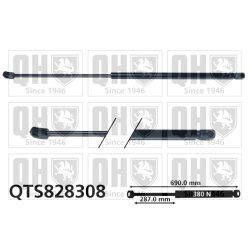 Bonnet Gas Spring QUINTON HAZELL QTS828308 OE Ref 3C8823359