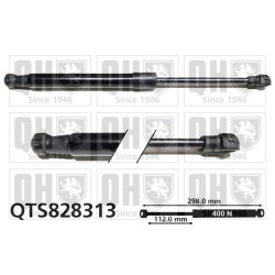 Bonnet Gas Spring QUINTON HAZELL QTS828313 OE Ref 8X0823359