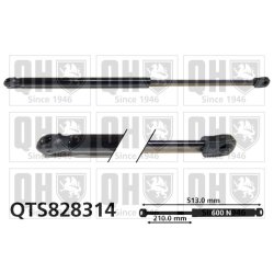 Cargo Area Gas Spring QUINTON HAZELL QTS828314 OE Ref 8X3827552