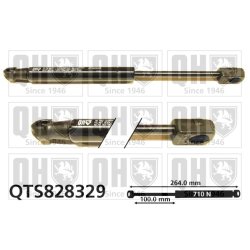 Bonnet Gas Spring QUINTON HAZELL QTS828329 OE Ref 654702346R
