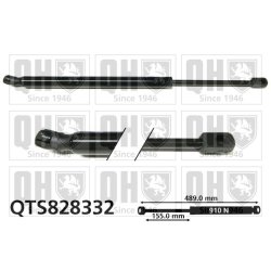 Cargo Area Gas Spring QUINTON HAZELL QTS828332 OE Ref 1T0827550H