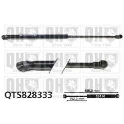 Cargo Area Gas Spring QUINTON HAZELL QTS828333 OE Ref 6J8827550B