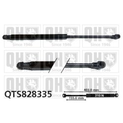 Cargo Area Gas Spring QUINTON HAZELL QTS828335 OE Ref 3T5827552