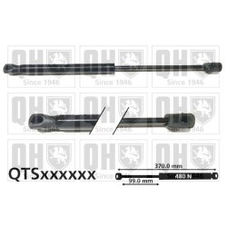 Cargo Area Gas Spring QUINTON HAZELL QTS828337 OE Ref 817701Y000