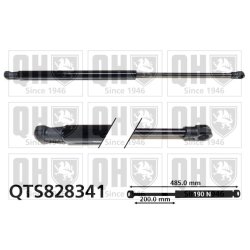 Cargo Area Gas Spring QUINTON HAZELL QTS828341 OE Ref B000877780