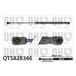 Bonnet Gas Spring QUINTON HAZELL QTS828346 OE Ref 654712943R
