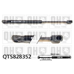 Cargo Area Gas Spring QUINTON HAZELL QTS828352 OE Ref 1ST827550B
