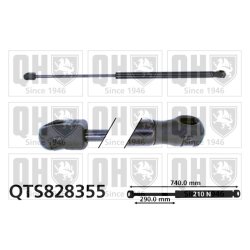 Bonnet Gas Spring QUINTON HAZELL QTS828355 OE Ref 8U0823359B