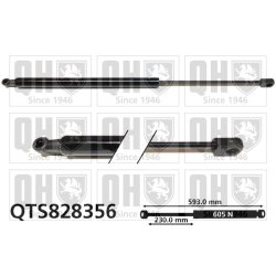 Cargo Area Gas Spring QUINTON HAZELL QTS828356 OE Ref 7P6827550 QUINTON HAZELL
