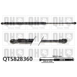 Convertible Top Gas Spring QUINTON HAZELL QTS828360 OE Ref 46720558