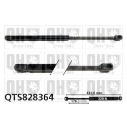 Bonnet Gas Spring QUINTON HAZELL QTS828364 OE Ref 95917197