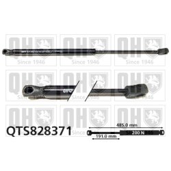 Rear Window Gas Spring QUINTON HAZELL QTS828371 OE Ref 1496160
