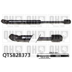 Bonnet Gas Spring QUINTON HAZELL QTS828373 OE Ref 51237300567