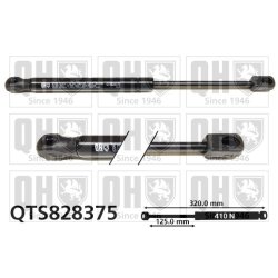 Bonnet Gas Spring QUINTON HAZELL QTS828375 OE Ref LR001773 QUINTON HAZELL