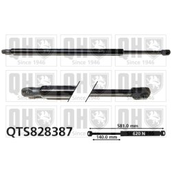 Cargo Area Gas Spring QUINTON HAZELL QTS828387 OE Ref LR034432