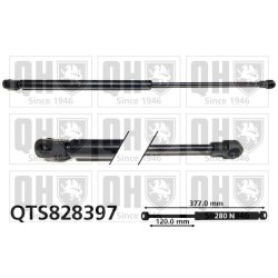 Bonnet Gas Spring QUINTON HAZELL QTS828397 OE Ref 654709991R