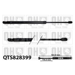 Cargo Area Gas Spring QUINTON HAZELL QTS828399 OE Ref 74820TGG305