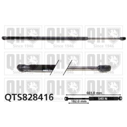 Cargo Area Gas Spring QUINTON HAZELL QTS828416 OE Ref 5E9827550