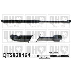 Cargo Area Gas Spring QUINTON HAZELL QTS828464 OE Ref 8W9827552A