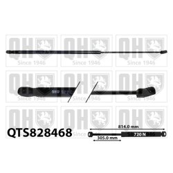 Bonnet Gas Spring QUINTON HAZELL QTS828468 OE Ref 81A823359