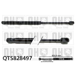 Bonnet Gas Spring QUINTON HAZELL QTS828497 OE Ref 51237329410