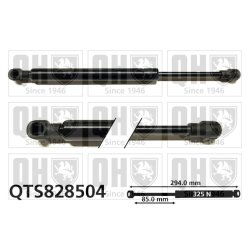 Bonnet Gas Spring QUINTON HAZELL QTS828504 OE Ref 654702253R