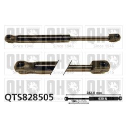 Bonnet Gas Spring QUINTON HAZELL QTS828505 OE Ref 51238059044