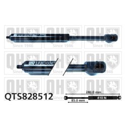 Bonnet Gas Spring QUINTON HAZELL QTS828512 OE Ref 51237207188