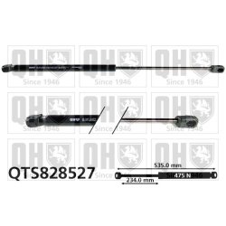 Cargo Area Gas Spring QUINTON HAZELL QTS828527 OE Ref 6W83406A10AC