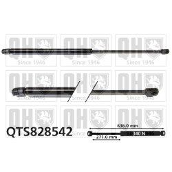 Cargo Area Gas Spring QUINTON HAZELL QTS828542 OE Ref 52063437