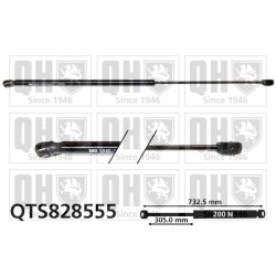 Bonnet Gas Spring QUINTON HAZELL QTS828555 OE Ref 13478957