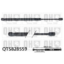 Bonnet Gas Spring QUINTON HAZELL QTS828559 OE Ref 39082376