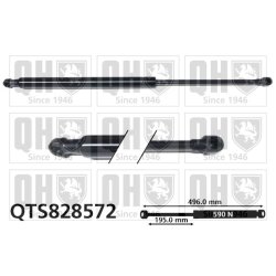 Cargo Area Gas Spring QUINTON HAZELL QTS828572 OE Ref 904501992R