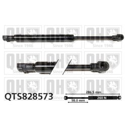 Bonnet Gas Spring QUINTON HAZELL QTS828573 OE Ref 654704597R