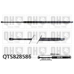 Cargo Area Gas Spring QUINTON HAZELL QTS828586 OE Ref 1722219