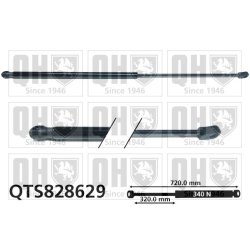 Bonnet Gas Spring QUINTON HAZELL QTS828629 QUINTON HAZELL