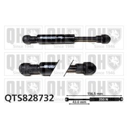 Cargo Area Gas Spring QUINTON HAZELL QTS828732 QUINTON HAZELL