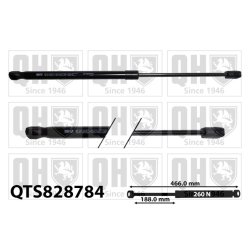 Bonnet Gas Spring QUINTON HAZELL QTS828784