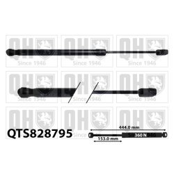 Bonnet Gas Spring QUINTON HAZELL QTS828795 OE Ref 654707606R