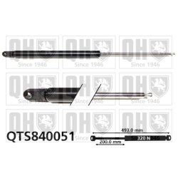 Cargo Area Gas Spring QUINTON HAZELL QTS840051 OE Ref 873139