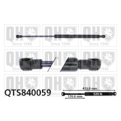 Cargo Area Gas Spring QUINTON HAZELL QTS840059 OE Ref 7700753539 QUINTON HAZELL