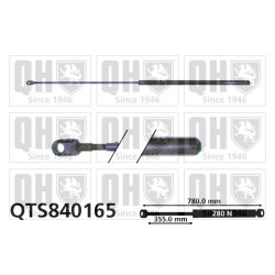 Bonnet Gas Spring QUINTON HAZELL QTS840165 OE Ref 0009802464 QUINTON HAZELL