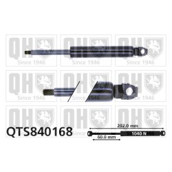 Bonnet Gas Spring QUINTON HAZELL QTS840168 OE Ref 2028800029